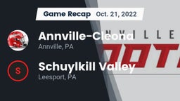 Recap: Annville-Cleona  vs. Schuylkill Valley  2022