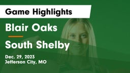 Blair Oaks  vs South Shelby  Game Highlights - Dec. 29, 2023