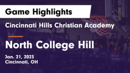Cincinnati Hills Christian Academy vs North College Hill  Game Highlights - Jan. 21, 2023