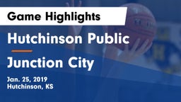 Hutchinson Public  vs Junction City  Game Highlights - Jan. 25, 2019