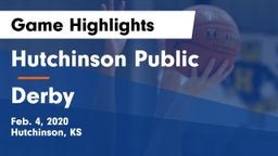 Hutchinson Public  vs Derby  Game Highlights - Feb. 4, 2020