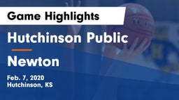 Hutchinson Public  vs Newton  Game Highlights - Feb. 7, 2020