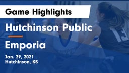 Hutchinson Public  vs Emporia  Game Highlights - Jan. 29, 2021