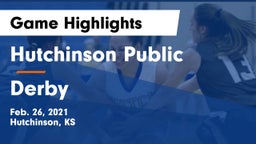 Hutchinson Public  vs Derby  Game Highlights - Feb. 26, 2021
