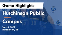 Hutchinson Public  vs Campus  Game Highlights - Jan. 8, 2022