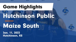 Hutchinson Public  vs Maize South  Game Highlights - Jan. 11, 2022