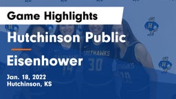 Hutchinson Public  vs Eisenhower  Game Highlights - Jan. 18, 2022