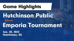 Hutchinson Public  vs Emporia Tournament Game Highlights - Jan. 28, 2022
