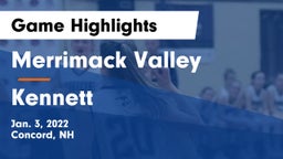 Merrimack Valley  vs Kennett Game Highlights - Jan. 3, 2022