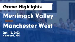Merrimack Valley  vs Manchester West Game Highlights - Jan. 10, 2022