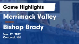 Merrimack Valley  vs Bishop Brady Game Highlights - Jan. 12, 2022