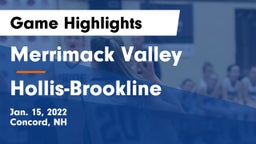 Merrimack Valley  vs Hollis-Brookline  Game Highlights - Jan. 15, 2022