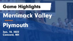 Merrimack Valley  vs Plymouth  Game Highlights - Jan. 18, 2022