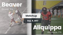 Matchup: Beaver vs. Aliquippa  2017