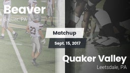 Matchup: Beaver vs. Quaker Valley  2017
