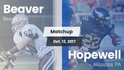 Matchup: Beaver vs. Hopewell  2017