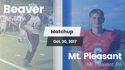 Matchup: Beaver vs. Mt. Pleasant  2017