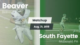 Matchup: Beaver vs. South Fayette  2018