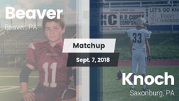 Matchup: Beaver vs. Knoch  2018