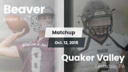 Matchup: Beaver vs. Quaker Valley  2018
