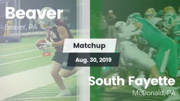 Matchup: Beaver vs. South Fayette  2019