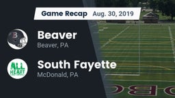 Recap: Beaver  vs. South Fayette  2019