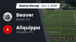 Recap: Beaver  vs. Aliquippa  2020