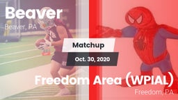 Matchup: Beaver vs. Freedom Area  (WPIAL) 2020