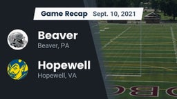 Recap: Beaver  vs. Hopewell  2021