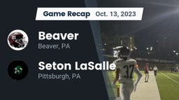 Recap: Beaver  vs. Seton LaSalle  2023