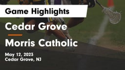 Cedar Grove  vs Morris Catholic  Game Highlights - May 12, 2023