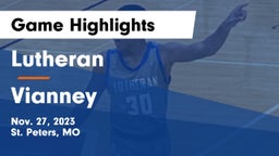 Lutheran  vs Vianney  Game Highlights - Nov. 27, 2023