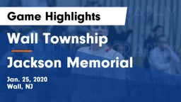 Wall Township  vs Jackson Memorial  Game Highlights - Jan. 25, 2020
