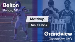 Matchup: Belton   vs. Grandview  2016