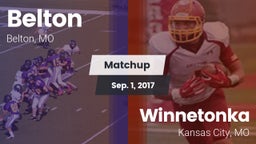 Matchup: Belton   vs. Winnetonka  2017