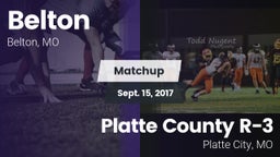 Matchup: Belton   vs. Platte County R-3 2017