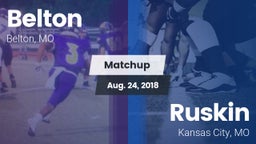 Matchup: Belton   vs. Ruskin  2018
