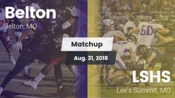 Matchup: Belton   vs. LSHS 2018