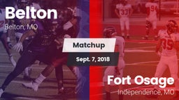 Matchup: Belton   vs. Fort Osage  2018