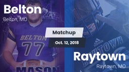 Matchup: Belton   vs. Raytown  2018