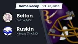 Recap: Belton  vs. Ruskin  2018