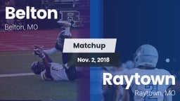 Matchup: Belton   vs. Raytown  2018