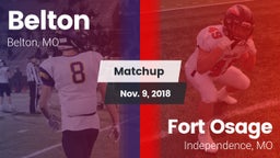 Matchup: Belton   vs. Fort Osage  2018
