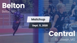Matchup: Belton   vs. Central  2020