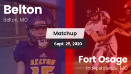 Matchup: Belton   vs. Fort Osage  2020