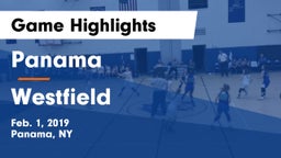 Panama  vs Westfield  Game Highlights - Feb. 1, 2019