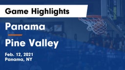 Panama  vs Pine Valley Game Highlights - Feb. 12, 2021