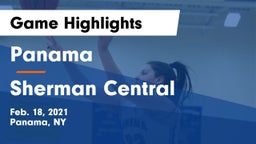 Panama  vs Sherman Central  Game Highlights - Feb. 18, 2021
