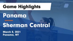 Panama  vs Sherman Central  Game Highlights - March 8, 2021