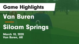 Van Buren  vs Siloam Springs  Game Highlights - March 10, 2020